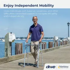 DRIVE MEDICAL DELUXE WALKER 2 BUTTON