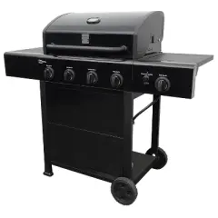 Kenmore 4-Burner Open Cart Grill with Side Burner
