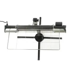 Sengoku HeatMate Weatherproof Outdoor Graphite Heater with Tripod Stand and Remote Control for Decks, Patios, and Backyard Areas