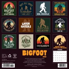 Willow Creek Press 2026 Bigfoot Wall Calendar