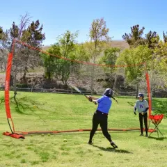 GoSports 20 ft x 10 ft Sports Barrier Net with Weighted Sand Bags