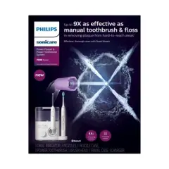 Philips Sonicare Power Flosser & Rechargeable Electric Toothbrush System 7000 - HX3921/40 - White