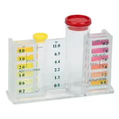 Poolmaster Premiere Collection 5-Way Swimming Pool Spa and Hot Tub Water Chemistry Test Kit with Case