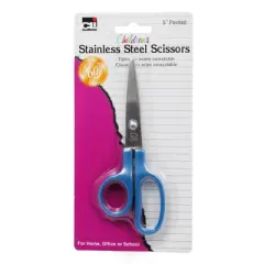 Charles Leonard Children's 5" Scissors, Pointed Tip, Assorted Colors, Pack of 24