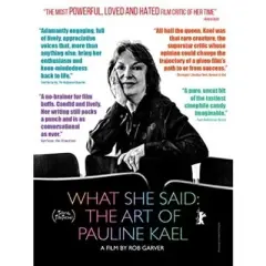 What She Said: The Art of Pauline Kael (DVD)(2018)