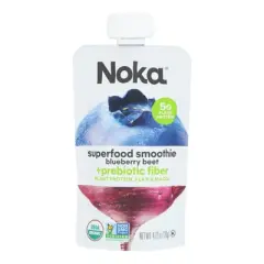 Noka Organic Superfood Smoothie Blueberry Beet - Case of 6/4.22 oz