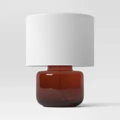 Amber Glass Table Lamp Brown - Threshold&trade;