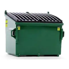 Refuse Trash Bin Green 1/34 Diecast Model by First Gear