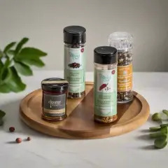 Kalmar Home Acacia Wood 10" Lazy Susan