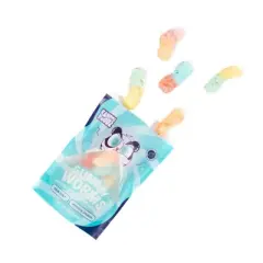 Kanpai Foodz Freeze Dried Candy - Gummy Worms - 1oz