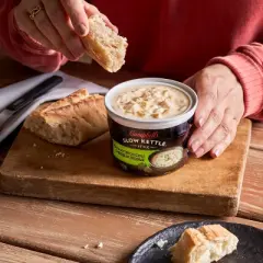 Campbell's Slow Kettle Style Creamy Broccoli Cheddar Bisque Soup Microwaveable Bowl - 15.5oz