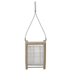 Birds Choice Acorn Shaped Peanut Feeder - Taupe: Weather-Resistant, PET Material, No Assembly Required