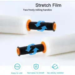 Attop 15 Inch x 1000 Feet Shrink Wrap for Pallet Wrap Moving Wrapping Plastic Roll, 60 Gauge, 2 Pack, Clear