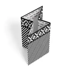 Bacati - Love Black/White Collapsible Laundry Hamper