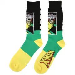 X-Men Classic Character Artwork Crew Socks for Men 5-Pack