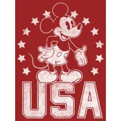 Women's Mickey & Friends Fourth of July USA Mickey Mouse T-Shirt