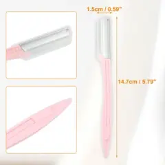 Unique Bargains Eyebrow Razor for Women Brow Shaper for Hair Remover with Cover