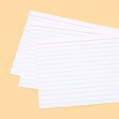 100ct 4" x 6" Ruled Index Cards White - up&up&trade;: College Rule, Uncoated, 72 lb, Paper Basics, 4x6 Note Card Size