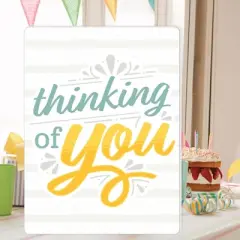 Big Dot of Happiness Thinking of You - Just Because Giant Greeting Card - Big Shaped Jumborific Card