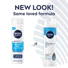 NIVEA Men Cooling Shave Gel for Sensitive Skin - 7oz