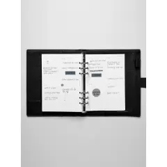 2026 Dated Vertical Weekly Planner Inserts | Monday Start | Cloth & Paper