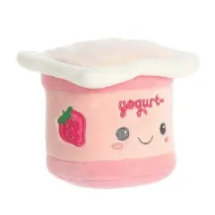 ebba Foodies 4.5" Yogurt Pink Stuffed Animal