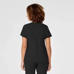 Wink Women's Mock Wrap Scrub Top