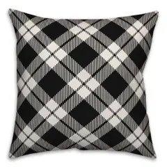 Creative Products Home for the Holidays Black Truck 20x20 Indoor / Outdoor Pillow
