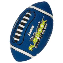 Franklin Sports 10 Player Flag Football Set: Mini Blue Football for Kids Aged 6+