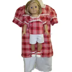 Doll Clothes Superstore Matching Cotton Shorts and Shirt for Girl and Dolls Size 12.5