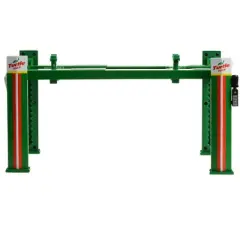Adjustable Four Post Lift "Turtle Wax" Green 1/18 Diecast Model by Greenlight