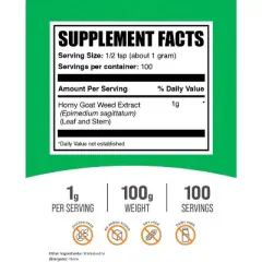 BulkSupplements Horny Goat Weed Powder