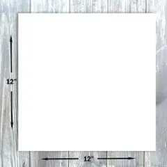 Hamilco White Cardstock Scrapbook Paper 12x12 Heavy Weight 80 lb Cover Card Stock &ndash; 25 Pack