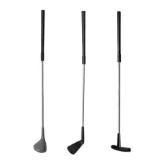 Zummy Toddler Golf Club Set Toy, Single Shoulder Bag, 2 Flags, 2 Practice Holes, 3 Different Club Holes