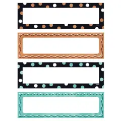 TREND I Heart Metal Dots & Embossed Desk Toppers Name Plates Variety Pack, 32 Per Pack, 6 Packs