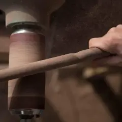 Brazos Handcrafted Wood Walking Cane, Hametop Style Handle, for Men & Women, Made in The USA, 37