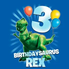 Toddler's Toy Story Birthdaysaurus Rex 3 T-Shirt