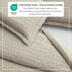 100% Cotton Honeycomb Waffle Duvet Cover & Sham Set - Great Bay Home