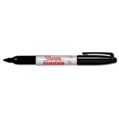 Sharpie Industrial Permanent Markers Fine Tip Black Dozen (13601A)