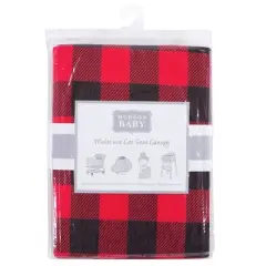 Hudson Baby Infant Boy Multi-use Car Seat Canopy, Buffalo Plaid, One Size