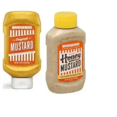 Whataburger Original Mustard (16oz) and Whataburger Classic Honey Mustard (16 oz)