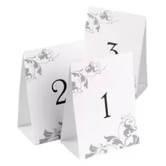40ct Wedding Table Number Tents