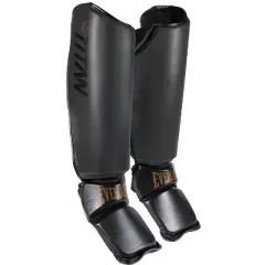 Everlast Titan Pro MMA Protective Shin Instep Guards - Black