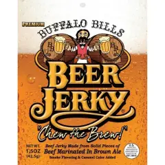 Buffalo Bills 1.5oz Premium Beer Beef Jerky Packs (ten 1.5oz beef jerky packs)