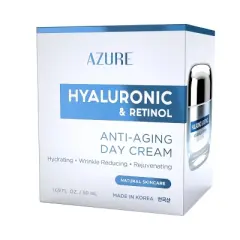 Azure Skincare Hyaluronic and Retinol Day Cream - 1.69 fl oz