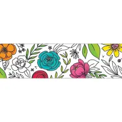 Creative Teaching Press&reg; Bright Blooms Doodly Blooms EZ Border&trade;, 48 Feet Per Pack, 3 Packs