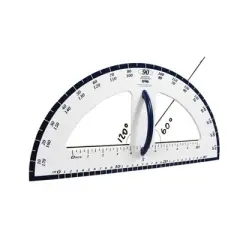 Learning Advantage Dry Erase Magnetic Protractor
