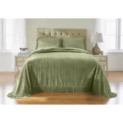 BrylaneHome Chenille 100% Cotton Bedspread