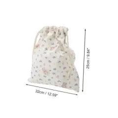 Unique Bargains Teddy Drawstring Makeup Bag 1 Pc