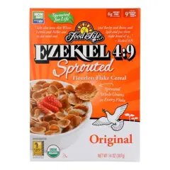 Food For Life Ezekiel 4:9 Original Sprouted Flourless Flake Cereal - Case of 6/14 oz